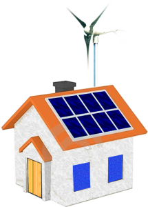 casa energia solare eolica 