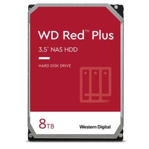 Hard Disk Hard Disk Sata3 3.5" X Nas 8000gb(8tb) Wd80efzz Wd Red Plus 128mb Cache 5640rpm Fino A 8 Allggiamenti
