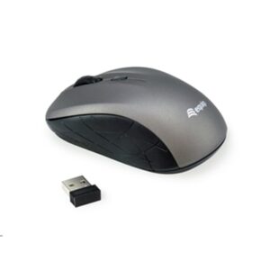Mouse Mouse X Nb Cordless Usb Equip 245109 Ottico Interruttore 800/1200/1600dpi- Ric."nano Size"-1 Batteria Aaa Inclusa -grigio