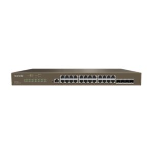 Networking Switch 24p Lan Gigabit Rack +4p Sfp Base-x 1000tenda Teg3328f -garanzia 3 Anni-