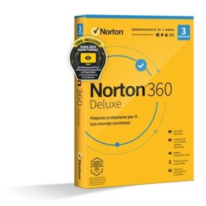 Software Norton Box 360 Deluxe -- 3 Dispositivi (21429140) - 25gb Backup Fino:29/03