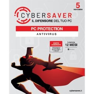 Software Cybersaver Box - Pc Protection - Antivirus 5pc (cspp12av5b) Fino:29/02